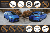 i30 SR Hatch (2017-2018) Full Lip Splitter Set (GLOSS BLACK)