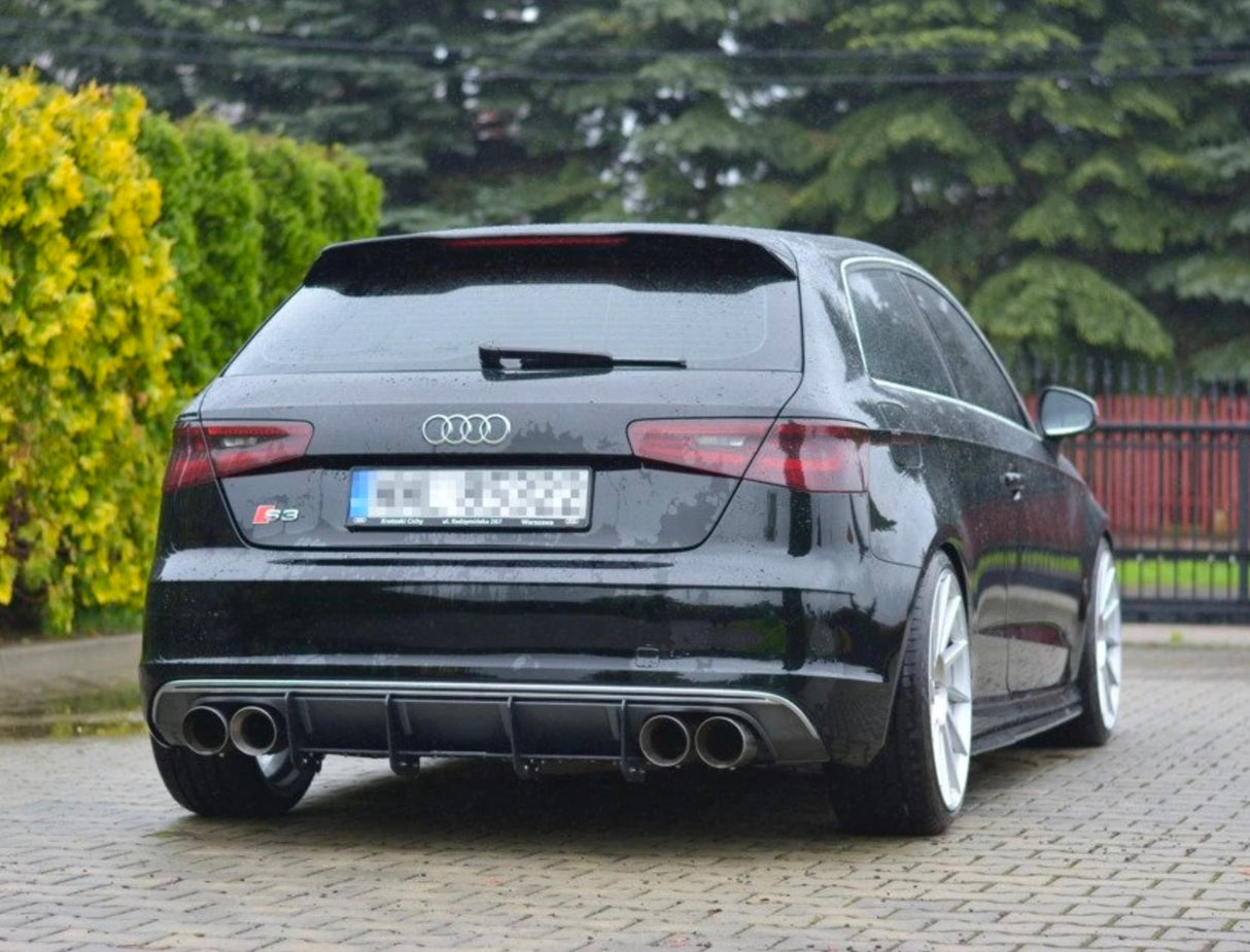 MAXTON DESIGN | Hatchback Rear Diffuser (Audi S3/Audi A3 S-Line 8V Pre-Facelift) - ModsDirect