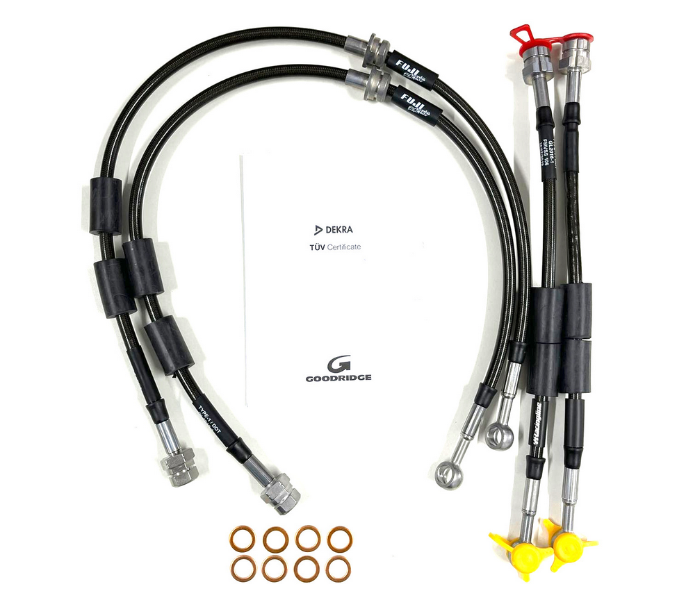 RacingLine | Braided Brake Lines (MQB + MK8)