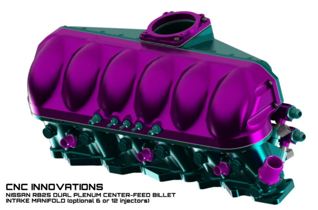 RB25DET Dual Plenum Centre Feed Intake Manifold