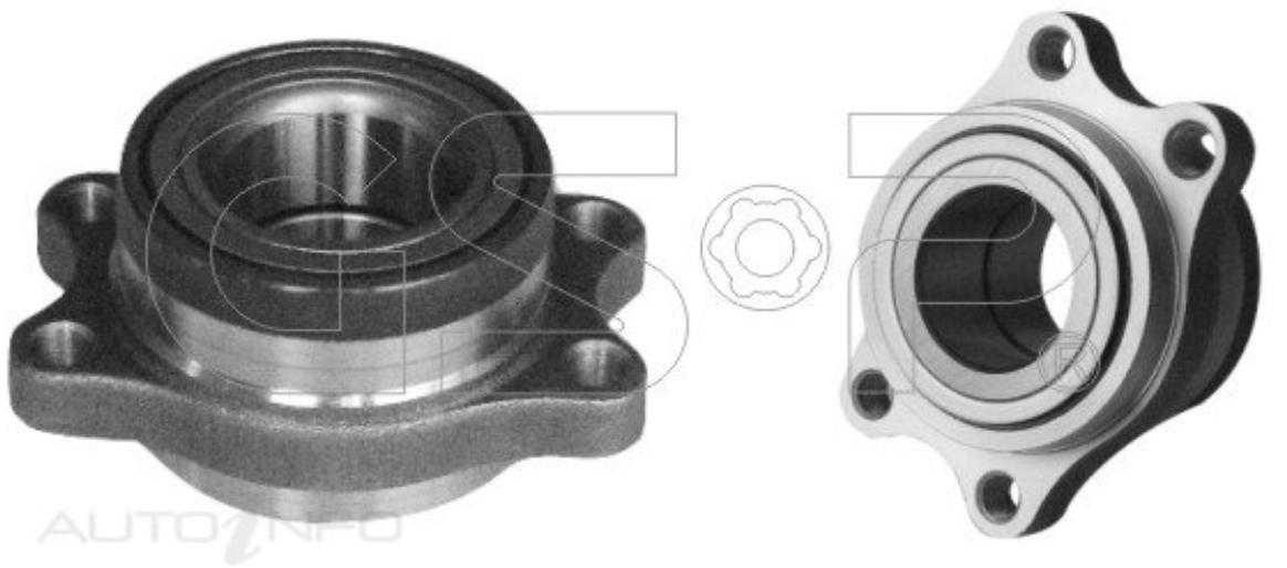 GSP | Wheel Bearing Assembly REAR (S, R, 300ZX)