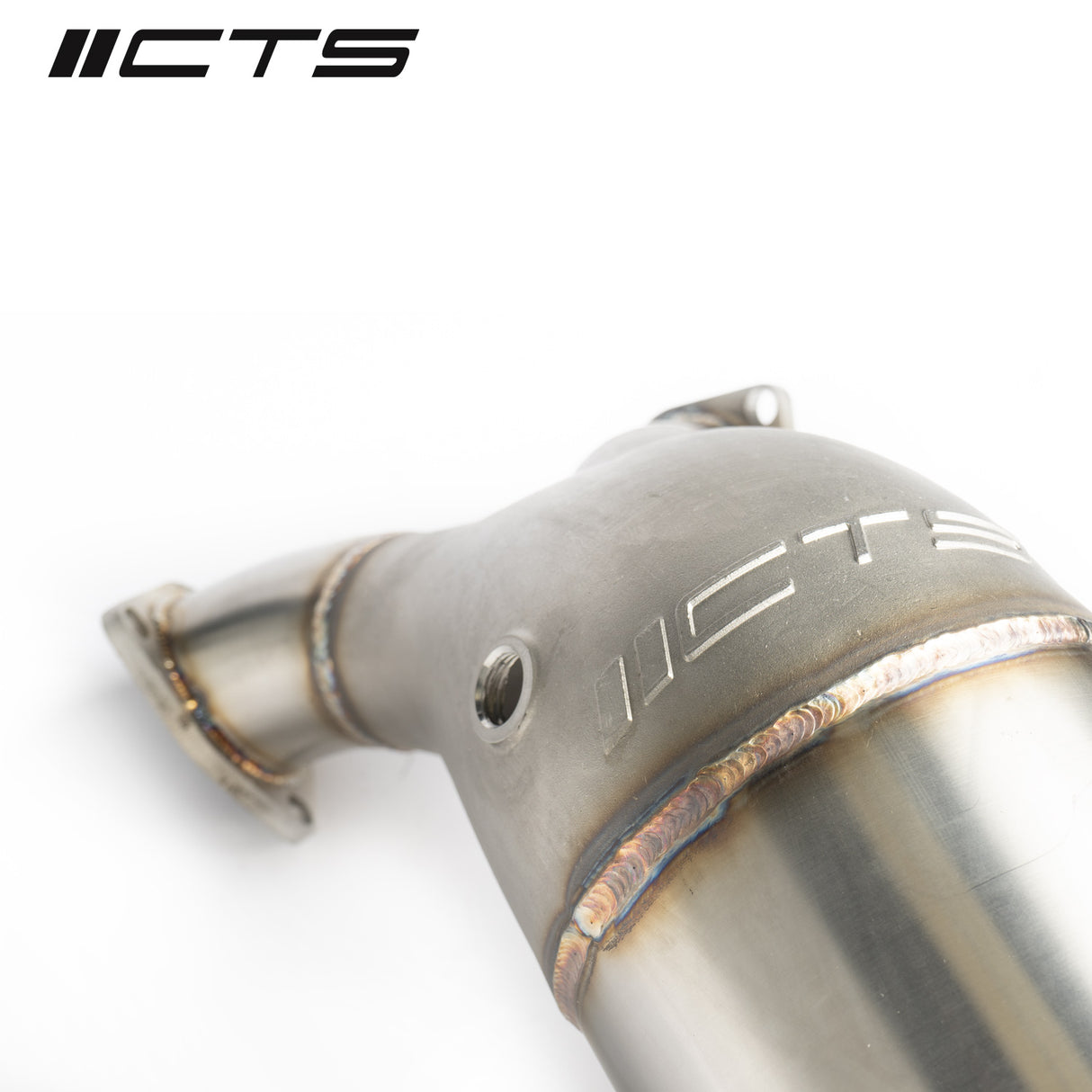 CTS Turbo | 2018+ SQ5 Downpipe with High-Flow Cat - ModsDirect