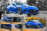 ZD8 BRZ STI Full Lip Splitter Set (TEXTURED BLACK)