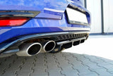 MAXTON DESIGN | Central Rear Splitters (VW Golf MK7.5R)