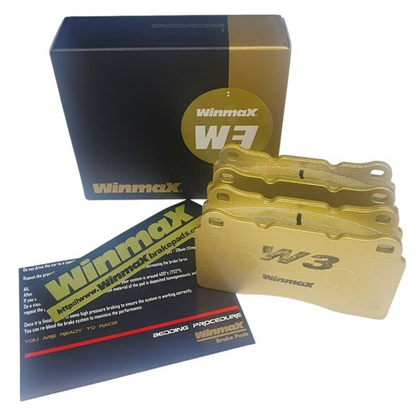 WinmaX W3 Performance Trackday Brake Pads Brembo Evo / WRX Sti / Commodore REDLINE