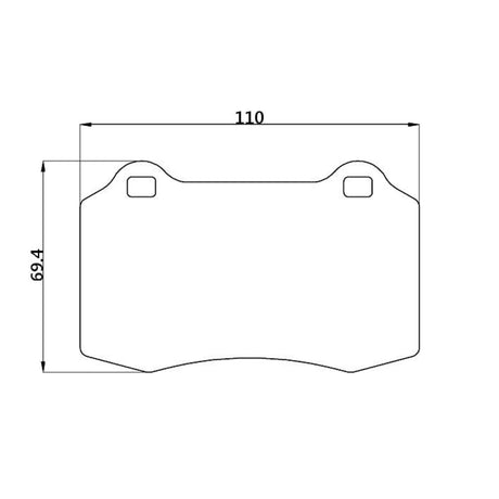 WinmaX W1 Street Performance Brake Pads Ford FPV Falcon GT 4pot Brembo - ModsDirect