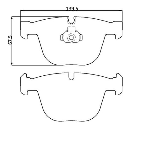 WinmaX W1 REAR Street Performance Brake Pads BMW M3 (E92) / M5 (E60) / X5M - ModsDirect