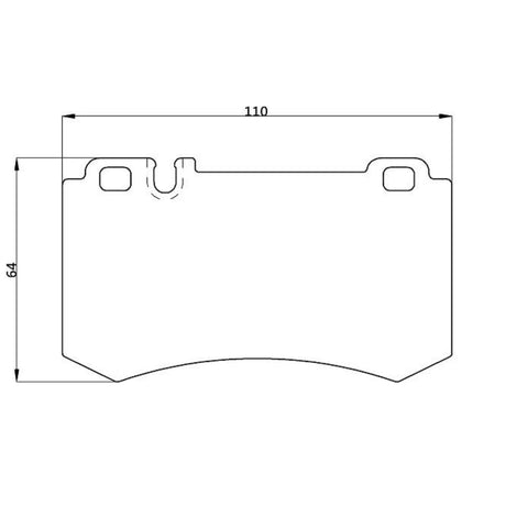 WinmaX W5 Performance Trackday Brake Pads Mercedes AMG C63 (W204) - ModsDirect