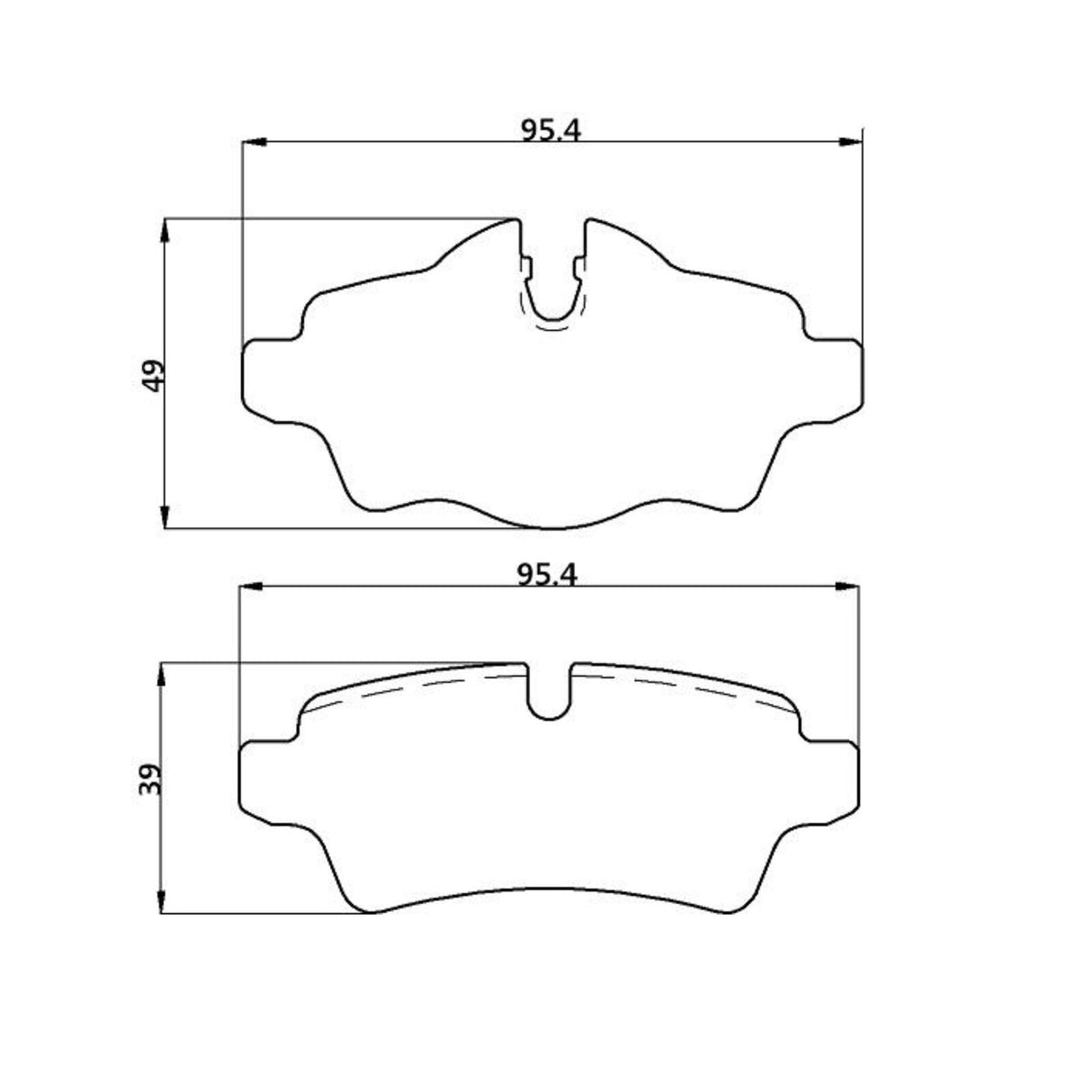 WinmaX W1 REAR Street Performance Brake Pads Mini Cooper JCW - ModsDirect