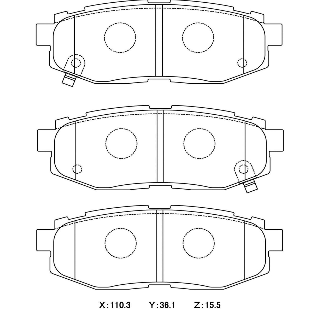 WinmaX W1 Street Performance Brake Pads Subaru BRZ / Toyota GT - ModsDirect