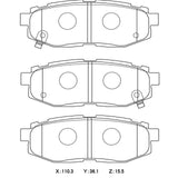 WinmaX W1 Street Performance Brake Pads Subaru BRZ / Toyota GT - ModsDirect