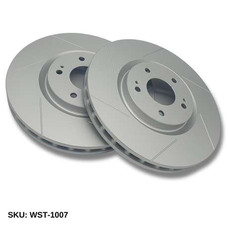 WinmaX WST Performance Slotted Brake Discs Mitsubishi EVO 5-9 Front