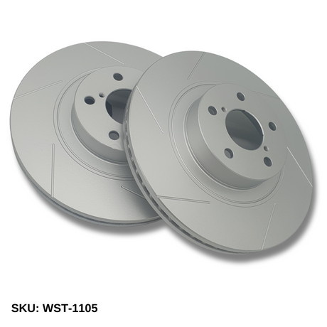 WinmaX WST Performance Slotted Brake Discs Toyota 86 GTS/GR86/Subaru BRZ, Subaru WRX GD Front