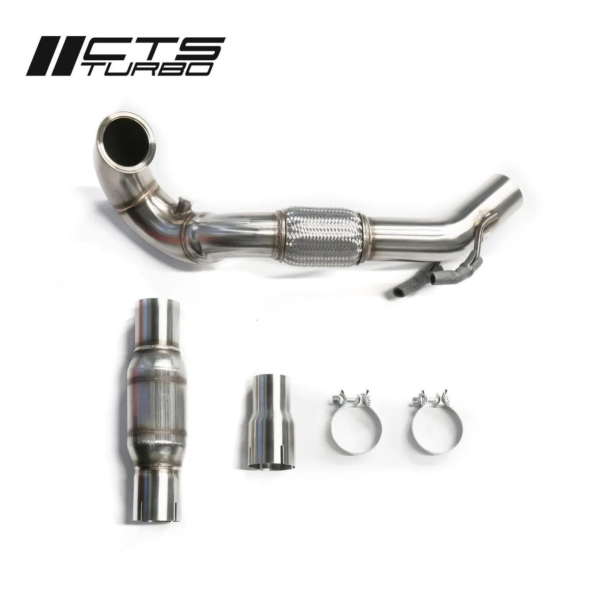 CTS Turbo | Downpipe with High-Flow Cat (MK7 Golf GTI)