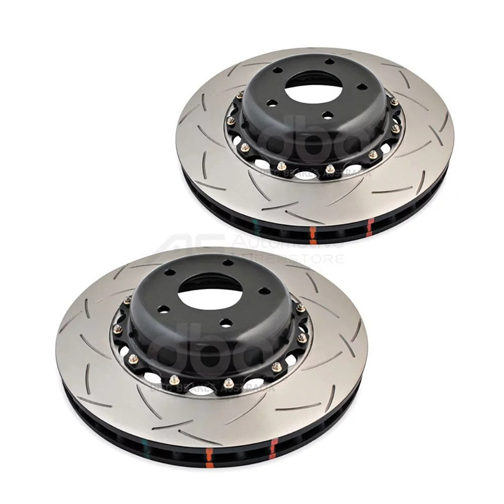 DBA | 52644BLKS T3 5000 Series Slotted 2Pc Front Rotors PAIR