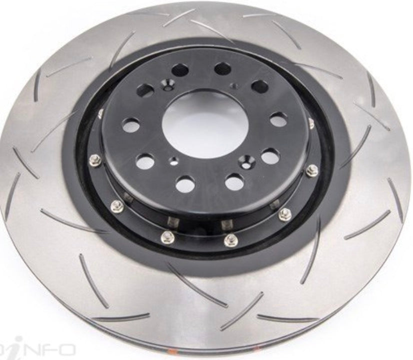 DBA | 53700BLKS T3 5000 Series Slotted 2Pc Front Rotors PAIR