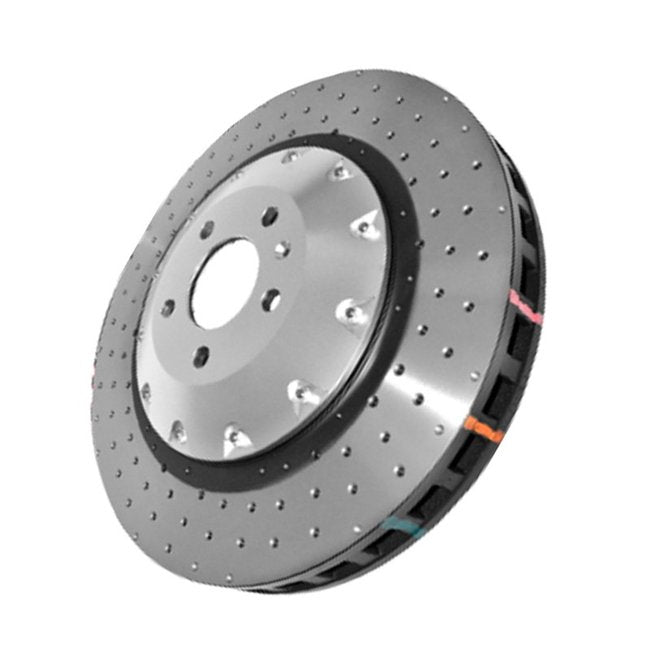 DBA | 52844SLVXD 5000 Series Cross Drilled 2Pc Front Rotors PAIR