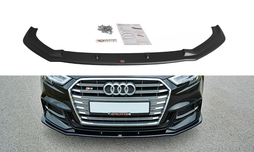 MAXTON DESIGN | V1 Front Splitter (Audi S3/A3 S-Line 8V Facelift) - ModsDirect