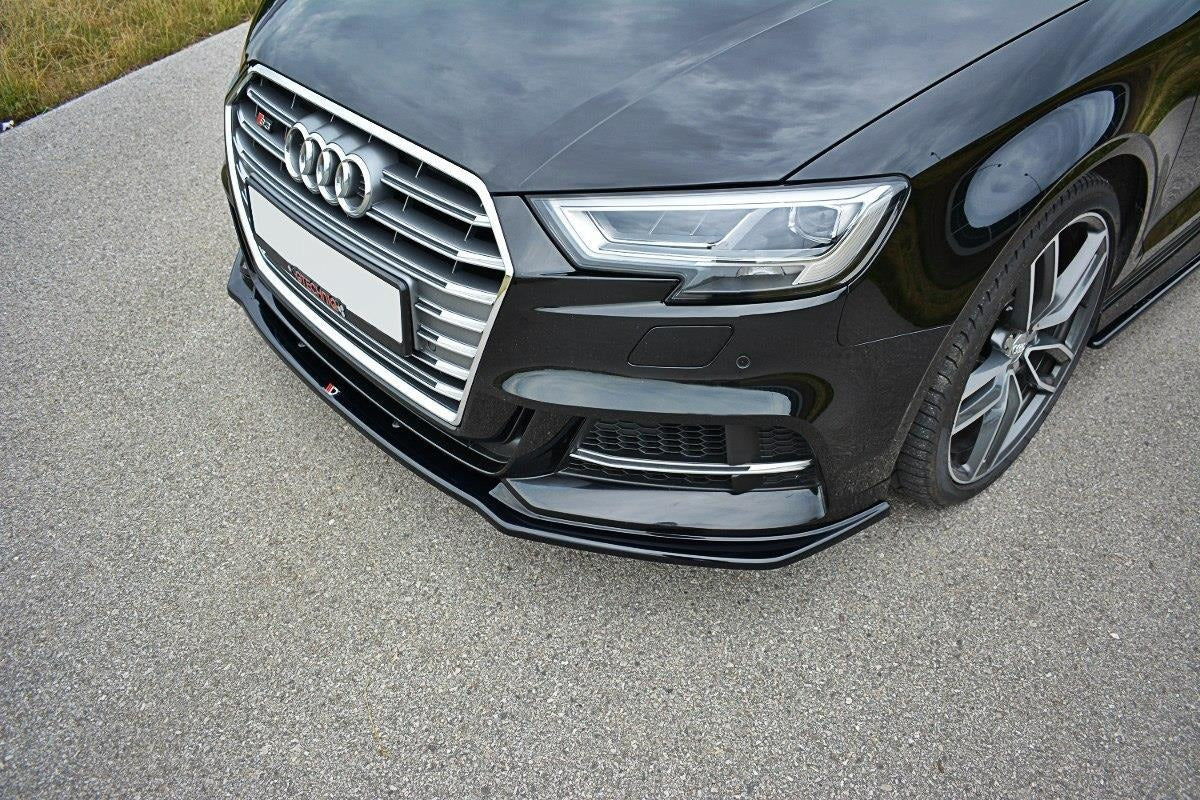 MAXTON DESIGN | V1 Front Splitter (Audi S3/A3 S-Line 8V Facelift) - ModsDirect