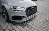 MAXTON DESIGN | Sedan V1 Front Splitter (FL Audi RS3 8V)