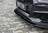 MAXTON DESIGN | Sportback V1 Front Splitter (FL Audi RS3 8V)