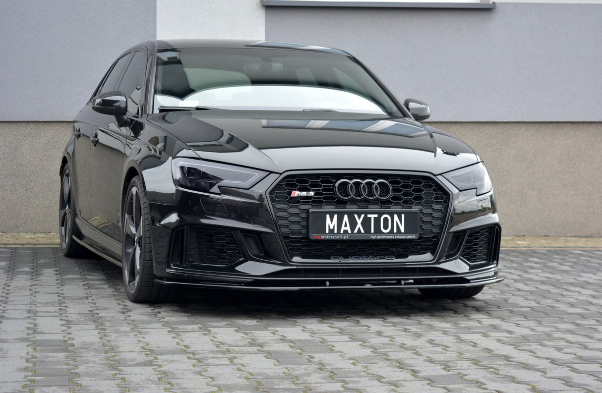 MAXTON DESIGN | Sportback V1 Front Splitter (FL Audi RS3 8V)