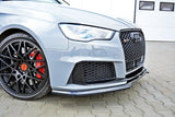 MAXTON DESIGN | V1 Front Splitter (PFL Audi RS3 8V Sportback)