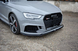 MAXTON DESIGN | Sedan V2 Front Splitter (FL Audi RS3 8V)