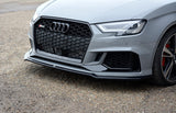 MAXTON DESIGN | Sedan V2 Front Splitter (FL Audi RS3 8V)