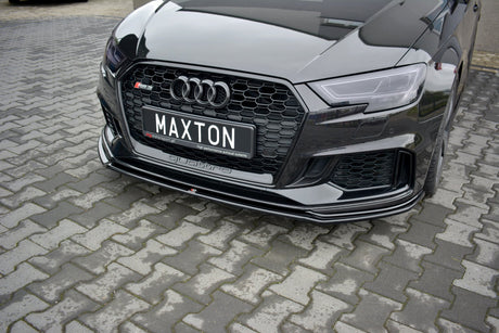 MAXTON DESIGN | Sportback V2 Front Splitter (FL Audi RS3 8V)