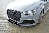 MAXTON DESIGN | V2 Front Splitter (PFL Audi RS3 8V Sportback)