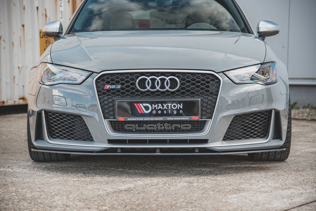 MAXTON DESIGN | Racing Durability Front Splitter (PFL Audi RS3 8V Sportback)