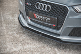 MAXTON DESIGN | Racing Durability Front Splitter (PFL Audi RS3 8V Sportback)