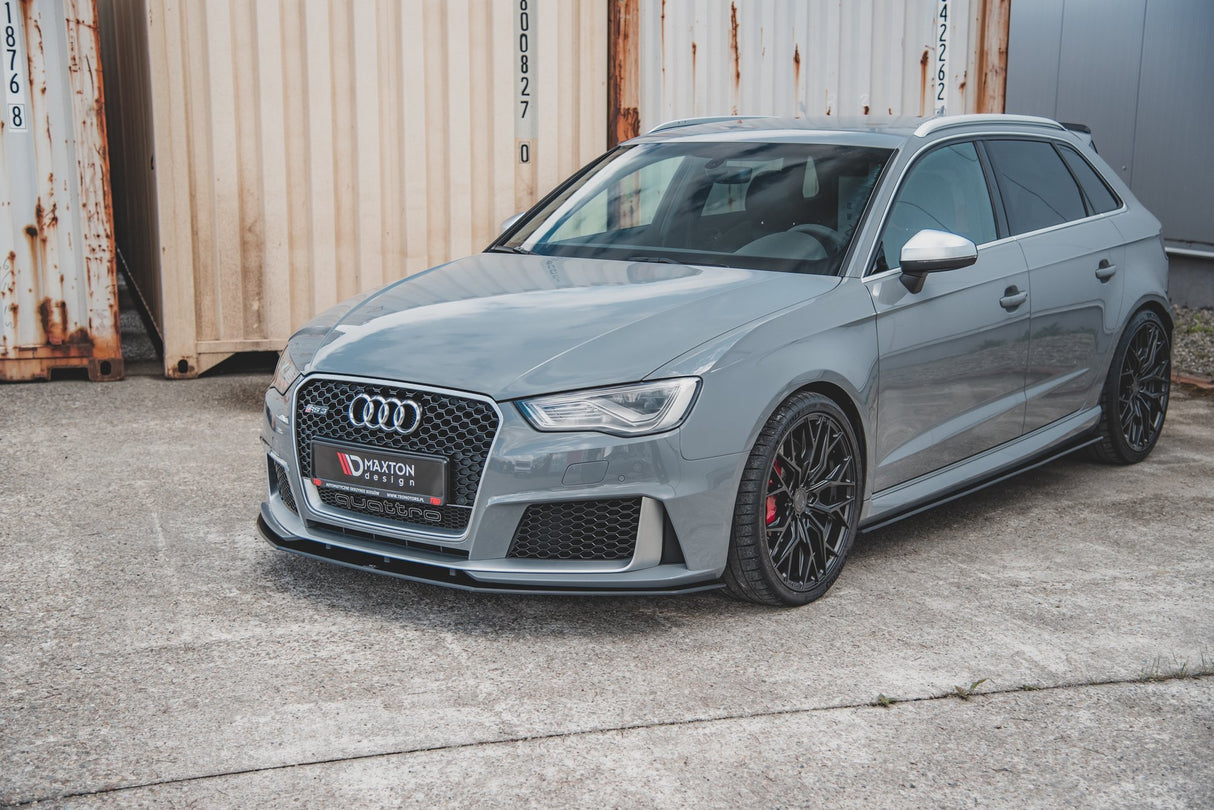 MAXTON DESIGN | Racing Durability Front Splitter (PFL Audi RS3 8V Sportback)