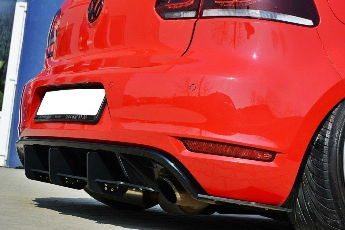 MAXTON DESIGN | Rear Diffuser + Rear Side Splitters (VW Golf MK6 GTI)