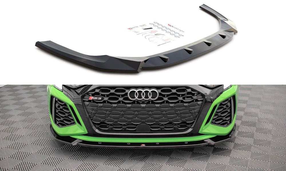 MAXTON DESIGN | Front Splitter V1 (Audi RS3 8Y)