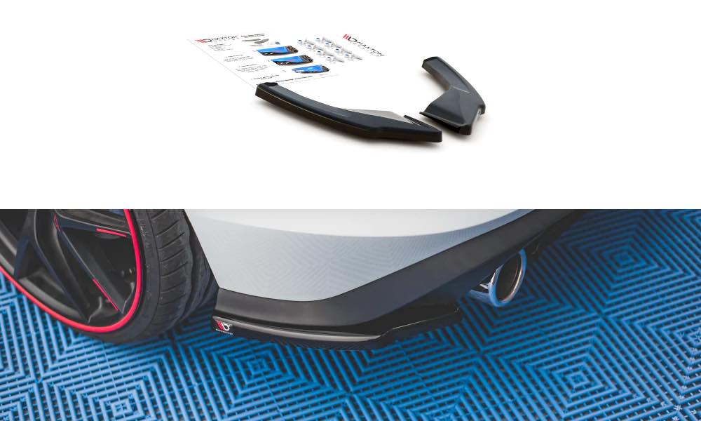 MAXTON DESIGN | Rear Side Splitters (MK8 GTI)