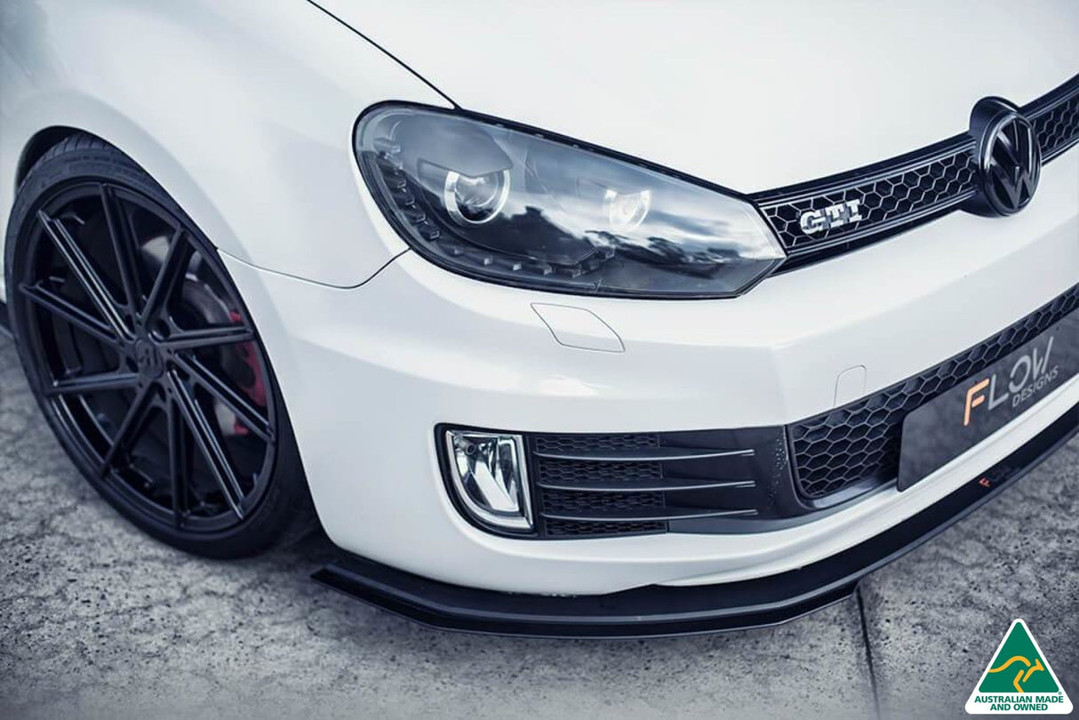 Volkswagen MK6 Golf GTI Front Lip Splitter Extensions