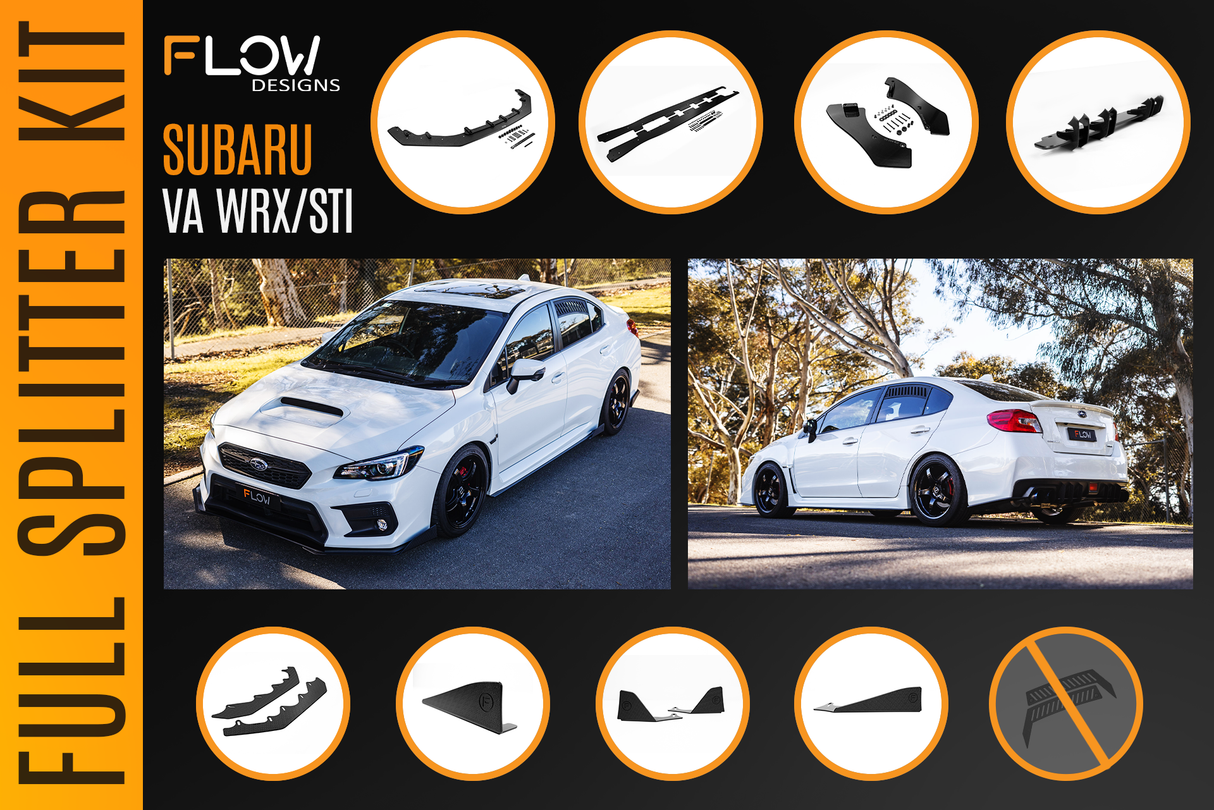 VA WRX/STI Full Lip Splitter Set