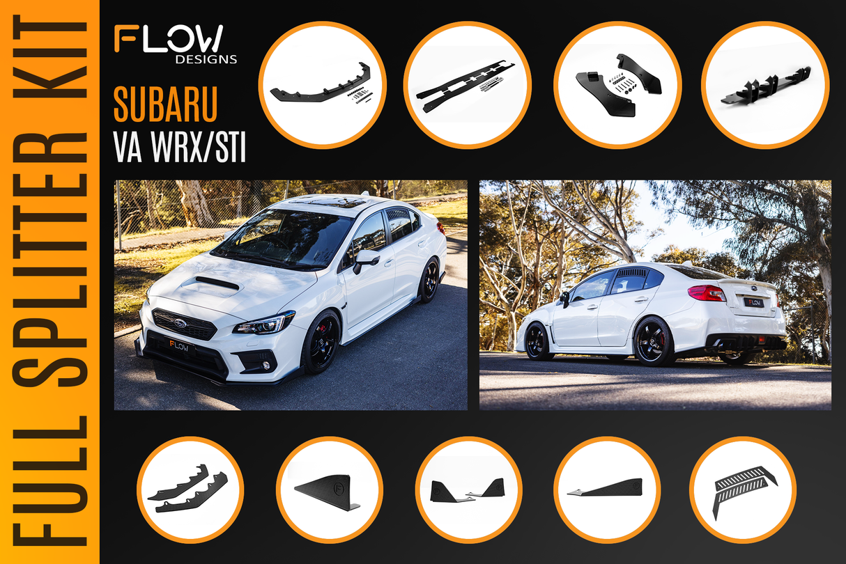 VA WRX/STI Full Lip Splitter Set